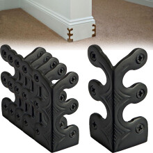 Vintage Metal Socket Corner Protectors 4-Pack
