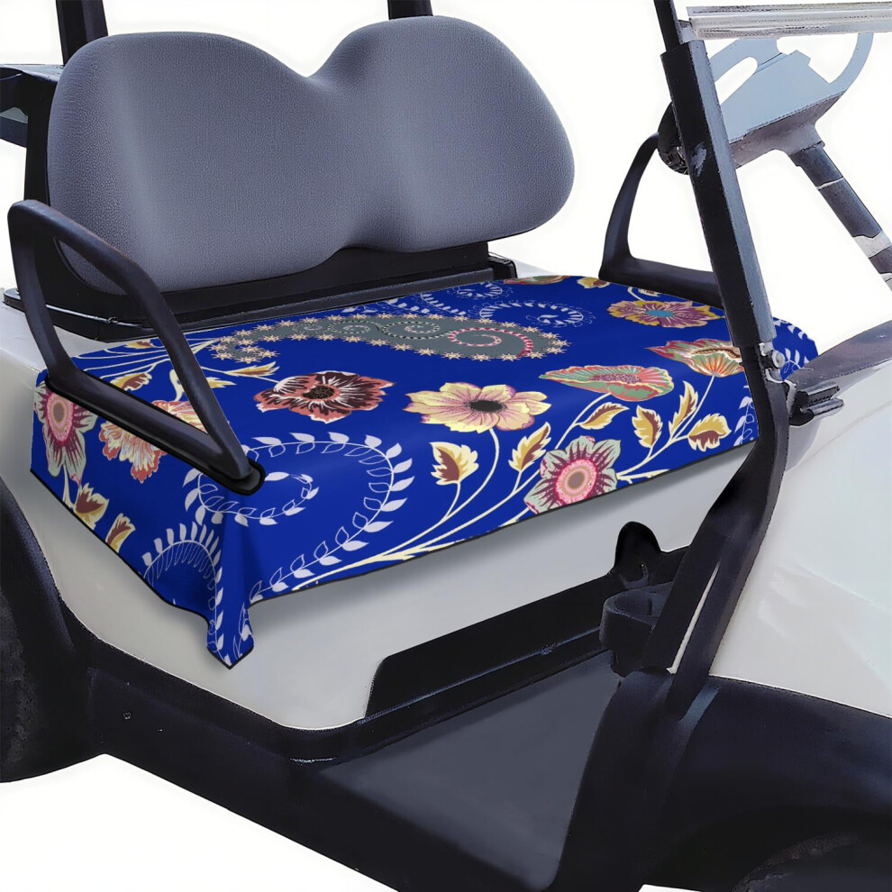 Paisley Golf Cart Bench Cover 51X31 Inch Microfiber 969484031798