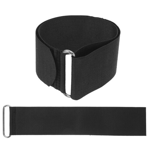 MUSEYA rowing machine footrest straps nylon black 1 pair