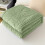 Winter Blanket Raschel Double-Layer 39x59 Inch Green 1
