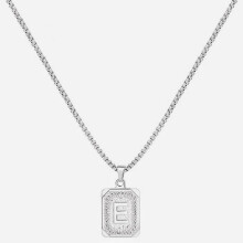 Letter Pendant Necklace Yellow Gold Plated Stainless Steel