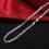 925 Silver Figaro Necklace 4MM 16-30 Inch 1
