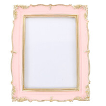Photo Frame Pink Resin Decorative 1 Piece