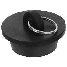 Black Rubber Bathtub Stopper Standard Size