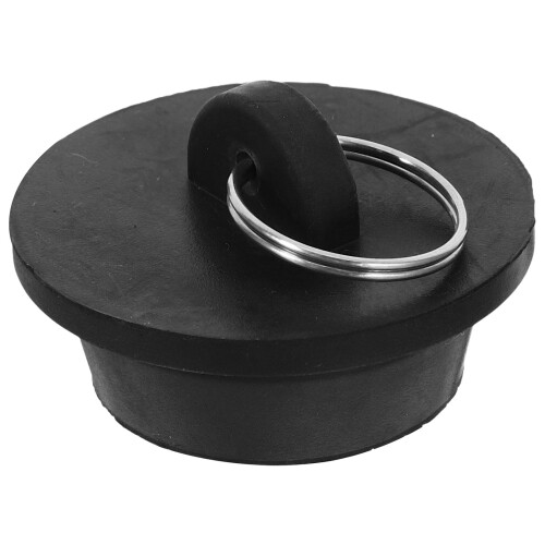 Black Rubber Bathtub Stopper Standard Size