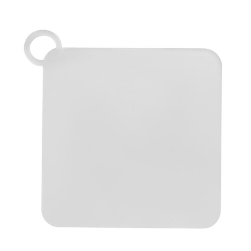 PVC shower drain cover square semi-transparent