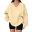 Women's Oversized V-Neck Sweatshirt L 3
