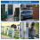 Solar Alarm System Weatherproof Outdoor Motion Sensor with 7