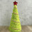 Lime Green Furry Mini Christmas Trees 3 Pcs 5