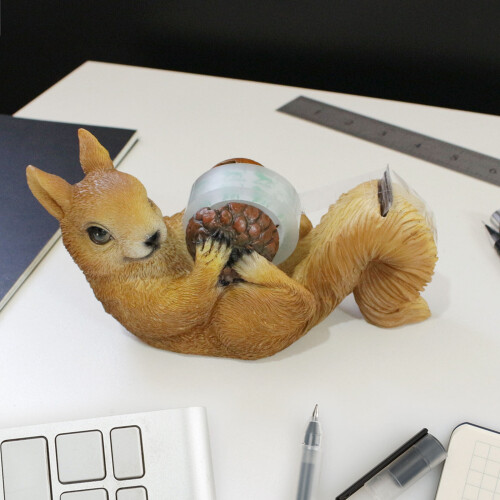 Squirrel Tape Cutter Roll Rack Desktop Decoration 2