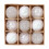 Shatterproof Christmas Ornaments Silver White Glitter 9PCS 2