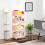 Multi-Purpose Narrow Storage Shelf Unit with Brakes (4-Pack) 6