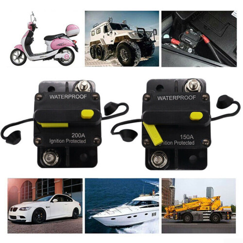 汽车电路断路器 熔断复位型 200A 12V-48V DC 2
