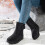 Men's Snow Boots Black Size 9 7