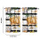 Pumpkin Pattern Tier Curtains 2 Pack Fall Leaves Design 4