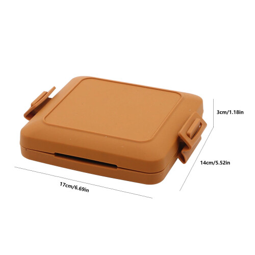 Microwave Toastie Sandwich Maker Red with Adjustable 1