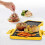 Microwave Toastie Sandwich Maker Red with Adjustable 3