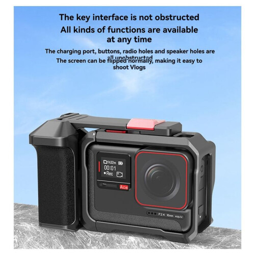 For Shadow Stone for  Ace Pro2 Street Shooting Set Rabbit Cage Moving Camera Anti-Falling Shell Shutter Grip 1