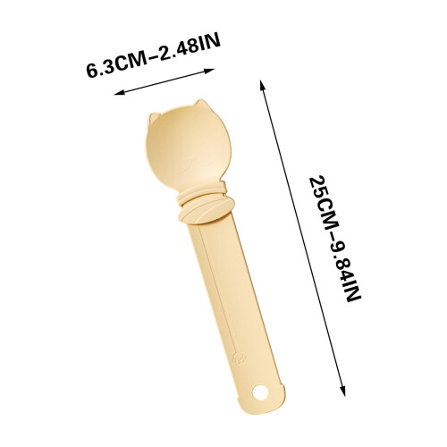 Cat wet food squeeze spoon plastic 1 piece 1