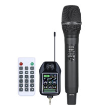 Microphone Sans Fil Monocanal à Fréquence Fixe, Idéal pour les Fêtes, le Karaoké, les Spectacles Professionnels, les Églises et les Réunions