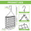 Outdoor Suet Cage Bird Feeder Single Cake Capacity 2PCS 2