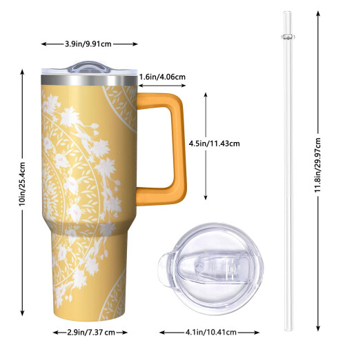Bohemia Theme termosz, 40oz, dupla szigeteléssel 2