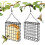 Outdoor Suet Cage Bird Feeder Single Cake Capacity 2PCS 8