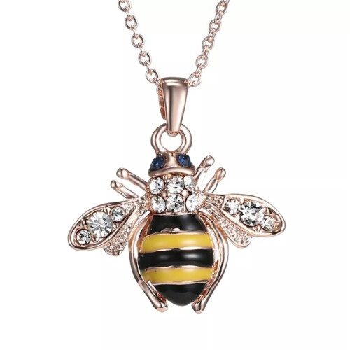 Κολιέ με κρύσταλλο Bumblebee για γυναίκες 1