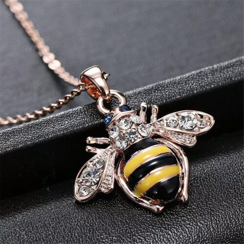 Κολιέ με κρύσταλλο Bumblebee για γυναίκες 2