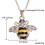 Κολιέ με κρύσταλλο Bumblebee για γυναίκες 4