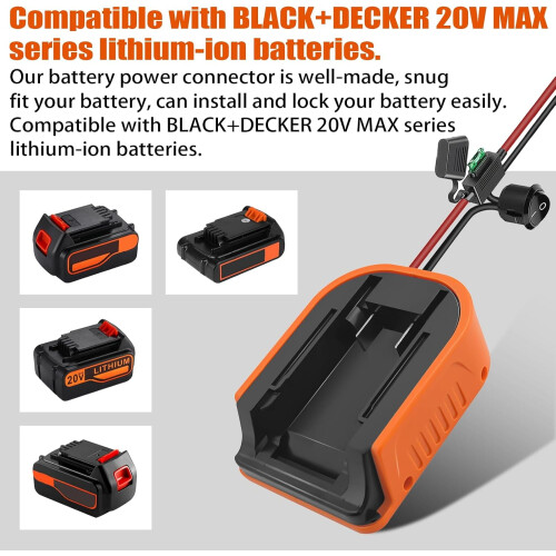 Power Wheel -sovitin Black and Decker 20 V:n akulle 2