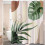 Boho dusjforheng 72x84 tommer vanntett bladdesign 3