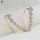 Brincos de gancho com strass e zircônia para mulheres. 8