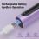 Perceuse à ongles électrique sans fil, 5 vitesses, rechargeable pour 7