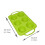Moule à muffins géant en silicone, vert, 6 compartiments, 32,5 x 18,3 cm 4