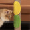 Cat Face Scratcher Brush Silicone Comb 3 Pcs 8