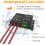 Ρυθμιστής φόρτισης ηλιακού 12V/24V PWM10A Αδιάβροχος με LED 5