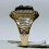Flying Eagle Ring Yellow Gold Plated Men's Band with 2