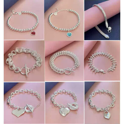Pulseira de Prata 925 com Berloques (1 peça) 1