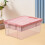 Clear Stackable Building Block Storage Box with Removable 4