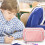 Grote stoffen etui met ritssluiting 6