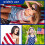 Fasce per capelli patriottiche USA per il 4 luglio, rosse, bianche e blu. 6
