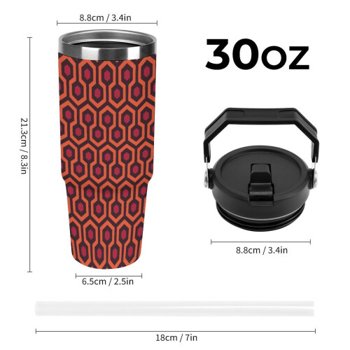 Ποτήρι με σχέδιο χαλιού ξενοδοχείου Shining Overlook 30oz 1