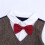Baby Boy Cotton Romper Set Long Sleeve Bow Tie Jumpsuit 5