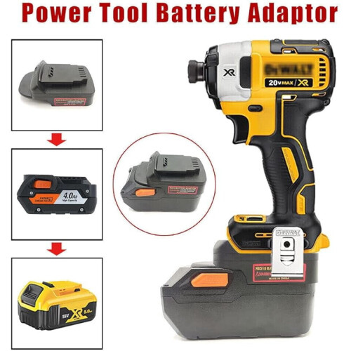 AEG 18V to DeWalt 20V Battery Adapter 1