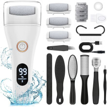 Electric Callus Remover Professional Foot Polisher Pedicure Machine Rechargeable Heel Scrubber for Smooth Feet Care A