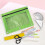 Oxford Cloth Pencil Case Set 2-Pack Large 3-Hole Zipper 4