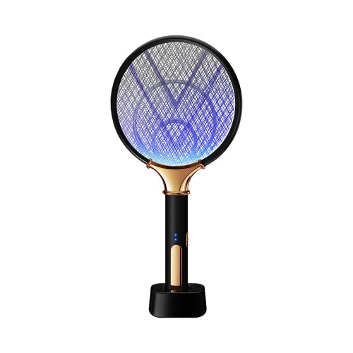 Electric Fly Swatter Bug Zapper Rechargeable with Purple 1