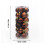 Christmas Tree Ornaments Set Coffee 24 pcs 1.57 inch 2