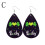St. Patrick's Day Earrings Green Geometric Irish Design 2